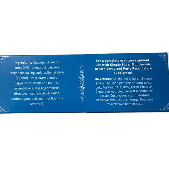 Simply Silver Mint Colloidal Silver Toothpaste NWT - Picture 8 of 11